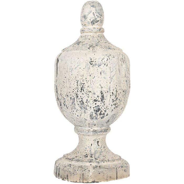 Clayre & Eef Ornement Décoration Beige-Gris 19x45 cm