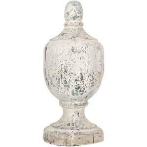 Clayre & Eef Ornement Décoration Beige-Gris 19x45 cm