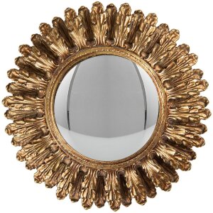 Clayre & Eef 62S314 Miroir Ø 20x3 cm Doré