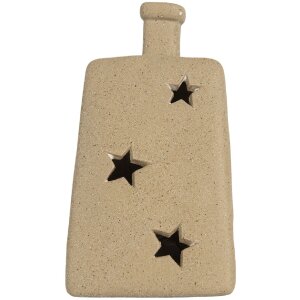 Clayre & Eef Maison Décorative LED Beige 15x10x21 cm