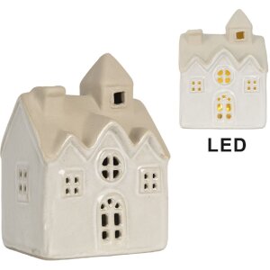 Maison décorative LED Clayre & Eef 9x6x12 cm