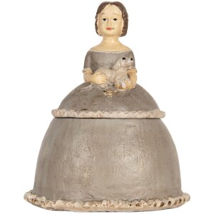 Décoration Femme Clayre & Eef 19x16x22 cm Beige/Gris