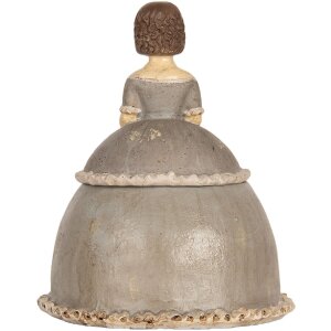 Décoration Femme Clayre & Eef 19x16x22 cm Beige/Gris
