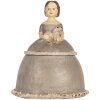 Décoration Femme Clayre & Eef 19x16x22 cm Beige/Gris