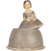 Décoration Femme Clayre & Eef 19x16x22 cm Beige/Gris