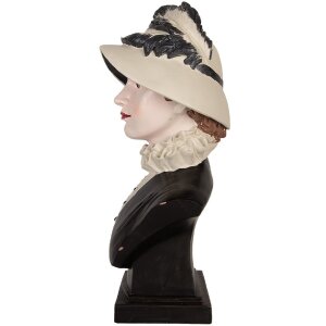 Buste décorative Femme Clayre & Eef 27x21x48 cm Beige/Marron