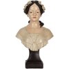 Clayre & Eef Buste Femme Décoration Beige/Braun 18x12x31 cm
