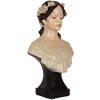 Clayre & Eef Buste Femme Décoration Beige/Braun 18x12x31 cm
