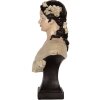 Clayre & Eef Buste Femme Décoration Beige/Braun 18x12x31 cm