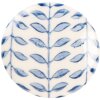 Clayre & Eef 66268 Poignée de porte Beige-Bleu 4x3 cm