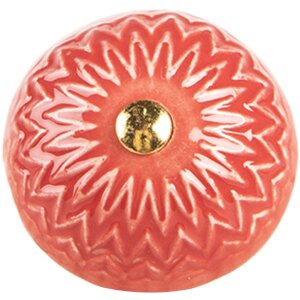 Clayre & Eef 66273 Poignée de porte rot-beige...