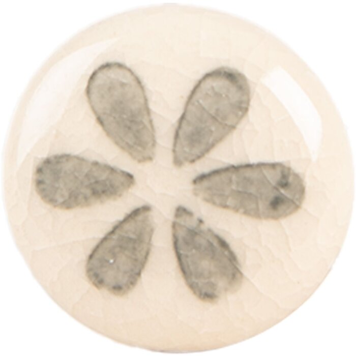 Clayre & Eef 66275G Poignée de porte céramique 3cm