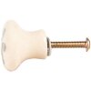 Clayre & Eef 66275G Poignée de porte céramique 3cm