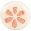 Clayre & Eef 66275O Poignée de porte Beige-Orange 3x3cm Céramique Style Campagne