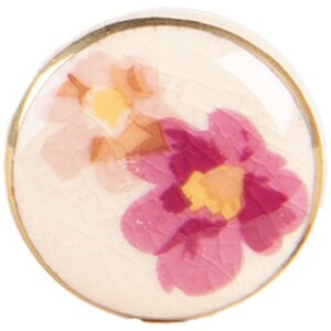 Clayre & Eef 66277 Poignée de porte Beige Rose...