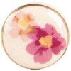 Clayre & Eef 66277 Poignée de porte Beige Rose 3x3 cm