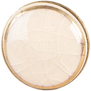 Clayre & Eef 66281W Bouton de porte Beige Doré...