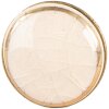 Clayre & Eef 66281W Bouton de porte Beige Doré 3x3 cm