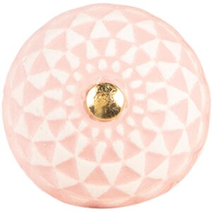Clayre & Eef 66282 Poignée de porte rose-beige...