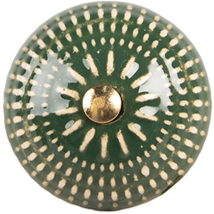 Clayre & Eef 66283 Bouton de porte céramique Ø 4x3 cm