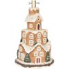 Support à sapin Clayre & Eef 5MG0093 Ø 35x57 cm Marron et Blanc