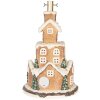 Support à sapin Clayre & Eef 5MG0093 Ø 35x57 cm Marron et Blanc