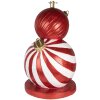 Support à sapin Clayre & Eef 5MG0096 Rouge et Blanc Ø 55x84 cm