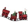 Clayre & Eef Train Décoratif 63x13x31 cm Rouge
