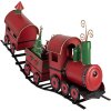 Clayre & Eef Train Décoratif 63x13x31 cm Rouge