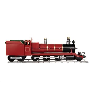 Décoration Train Clayre & Eef 5Y1304 86x18x27 cm Rouge