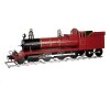 Décoration Train Clayre & Eef 5Y1304 86x18x27 cm Rouge