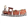 Décoration Train Clayre & Eef 79x15x37 cm Rouge