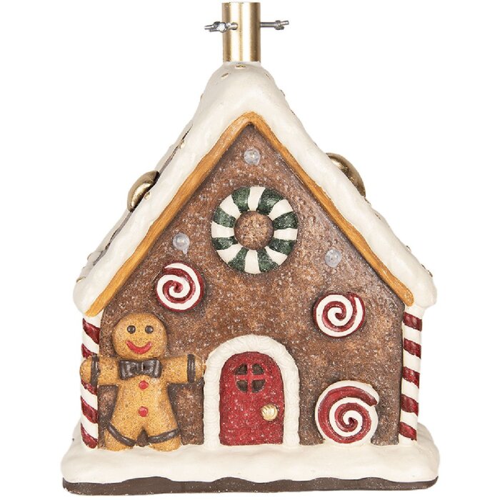 Support Sapin Noël Clayre & Eef 6MG0143 37x26x47cm Marron & Blanc