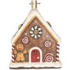 Support Sapin Noël Clayre & Eef 6MG0143 37x26x47cm Marron & Blanc