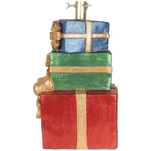 Clayre & Eef 6MG0149 Support pour Sapin Rouge et Doré