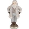 Décoration Père Noël Clayre & Eef 8x6x15 cm Gris