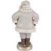 Décoration Père Noël Clayre & Eef 8x6x15 cm Gris