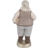 Figurine Père Noël Clayre & Eef 8x6x15 cm Beige/Gris