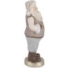 Figurine Père Noël Clayre & Eef 8x6x15 cm Beige/Gris