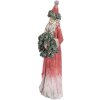 Décoration Père Noël Clayre & Eef Rouge et Vert 7x6x24 cm