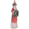 Décoration Père Noël Clayre & Eef Rouge et Vert 7x6x24 cm