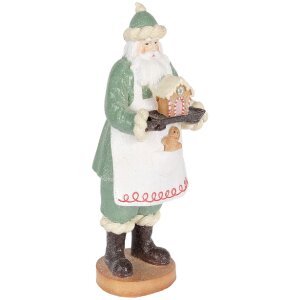 Décoration Père Noël Clayre & Eef 11x11x30 cm