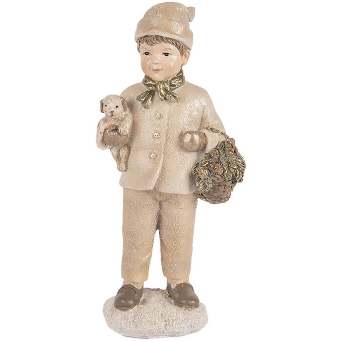Décoration Enfant Clayre & Eef 6PR5535 Beige 9x7x18 cm