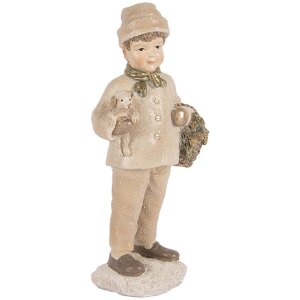 Décoration Enfant Clayre & Eef 6PR5535 Beige 9x7x18 cm