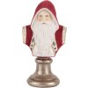 Clayre & Eef 6PR5538 Buste Père Noël Décoration Noël 10x9x19 cm