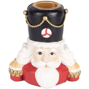 Clayre & Eef 6PR5540 Bougeoir Casse-noisette Rouge et...