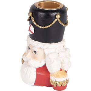 Clayre & Eef 6PR5540 Bougeoir Casse-noisette Rouge et...