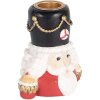 Clayre & Eef 6PR5540 Bougeoir Casse-noisette Rouge et Blanc