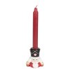 Clayre & Eef 6PR5540 Bougeoir Casse-noisette Rouge et Blanc