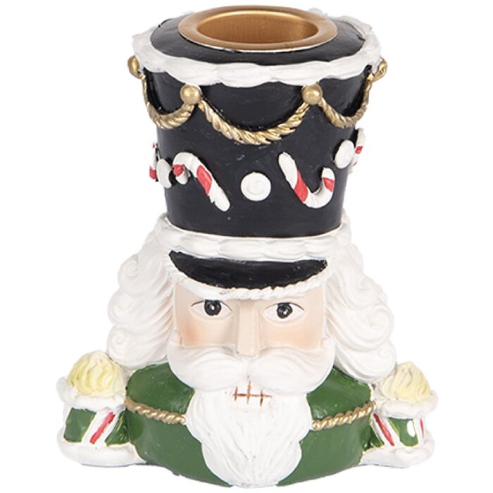 Clayre & Eef 6PR5541 Bougeoir Casse-Noix 8x6x9 cm